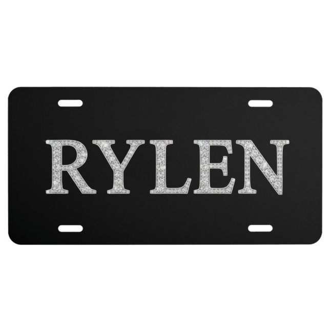 Rylen Aluminum License Plate (Front)