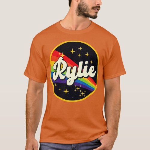 Rylie Rainbow In Space Vintage Style T_Shirt