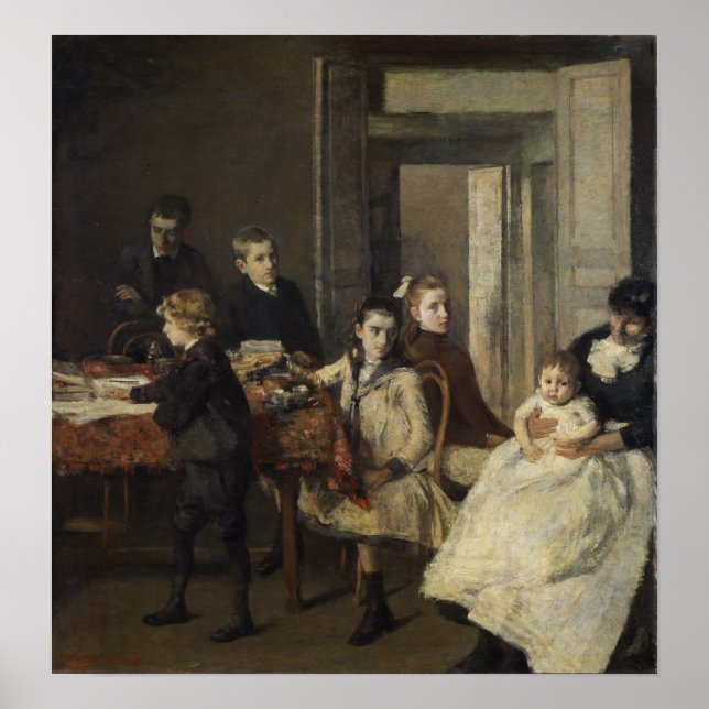 Rysselberghe - The Children 1885 Poster (Front)