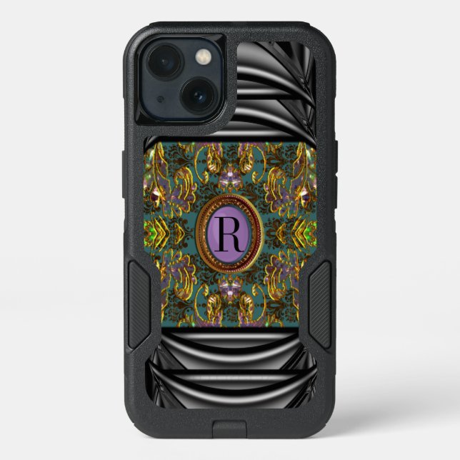 Rythm Rae Beautiful Vintage Monogram Otterbox iPhone Case (Back)