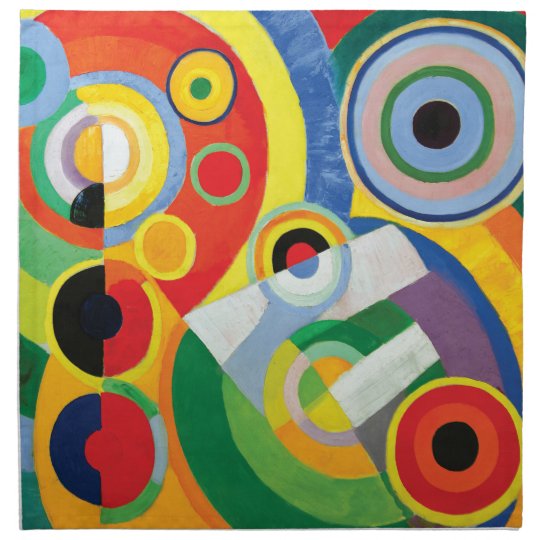 Rythme Joie de Vivre by Robert Delaunay Napkin | Zazzle.com