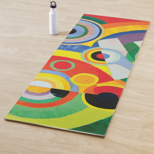 Rythme, Joie de Vivre by Robert Delaunay Yoga Mat (In Situ)