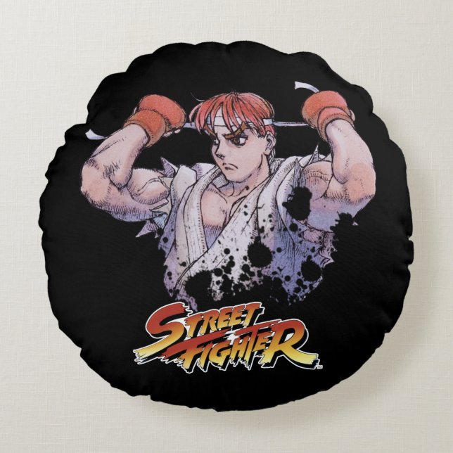 Ryu 2 round pillow (Front)
