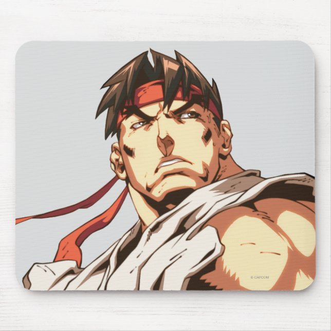 Ryu Close-Up Mouse Pad (Front)