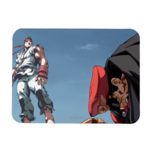 Ryu Defeat Bison Magnet