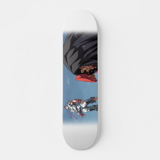 Ryu Defeat Bison Skateboard Deck (Front)