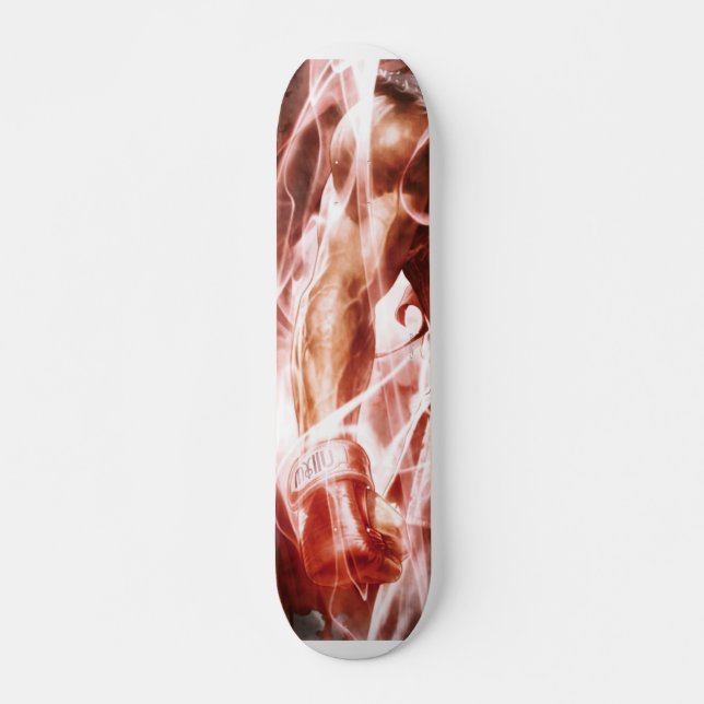 Ryu Glowing Right Arm Skateboard (Front)