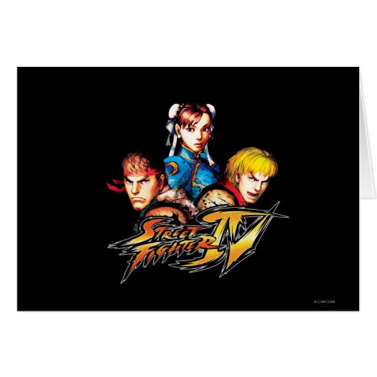 Ryu, Ken & Chun-Li Cards (Front Horizontal)