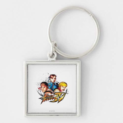 Ryu Ken  Chun_Li Keychain