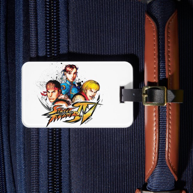 Ryu, Ken & Chun-Li Luggage Tag (Front Insitu 4)
