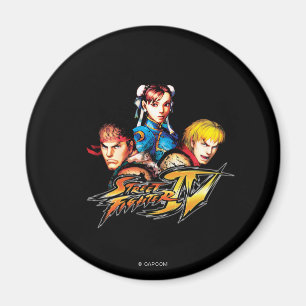 Ryu, Ken & Chun-Li Magnet