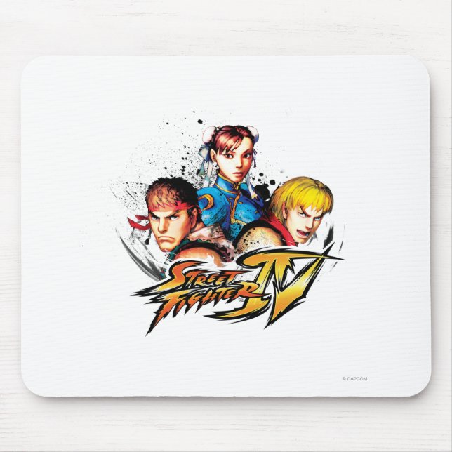 Ryu, Ken & Chun-Li Mouse Pad (Front)
