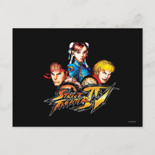 Ryu, Ken & Chun-Li Postcard