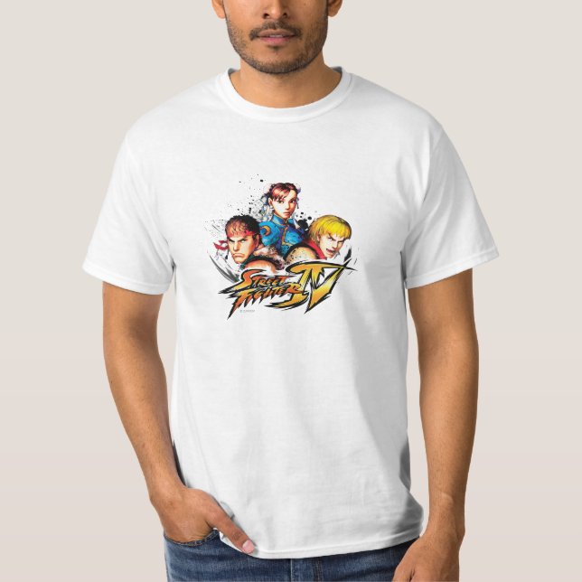 Ryu, Ken & Chun-Li T-Shirt (Front)