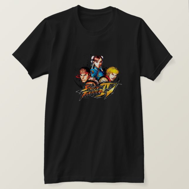 Ryu, Ken & Chun-Li T-Shirt (Design Front)