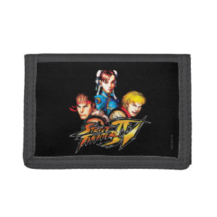 Ryu, Ken & Chun-Li Trifold Wallet