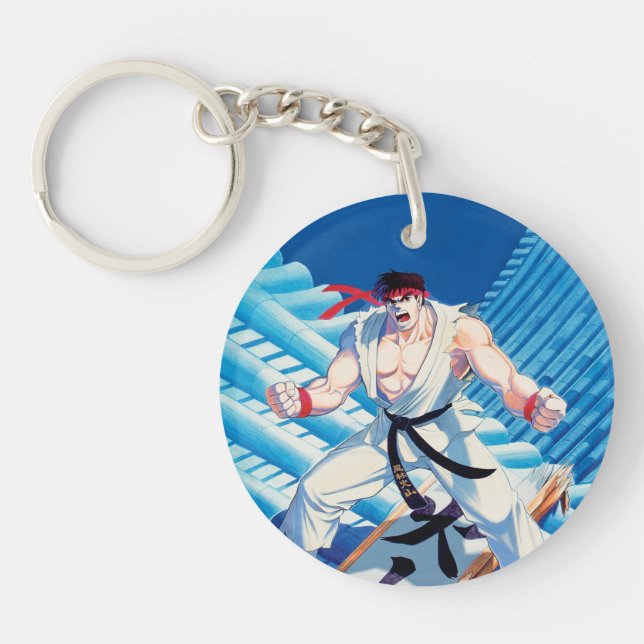 Ryu on Roof Keychain (Front)