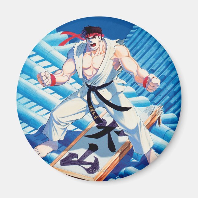 Ryu on Roof Magnet (Front)