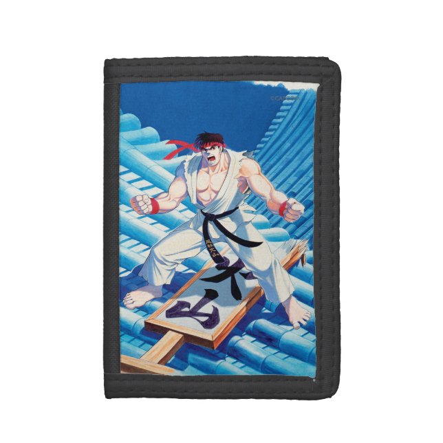 Ryu on Roof Tri-fold Wallet (Front Vertical)