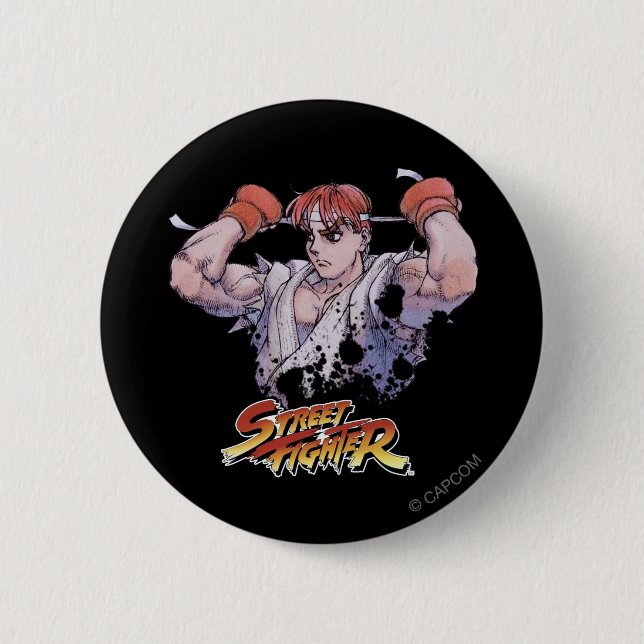 Ryu Pinback Button (Front)