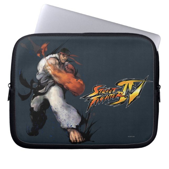Ryu Punch Laptop Sleeve (Front)