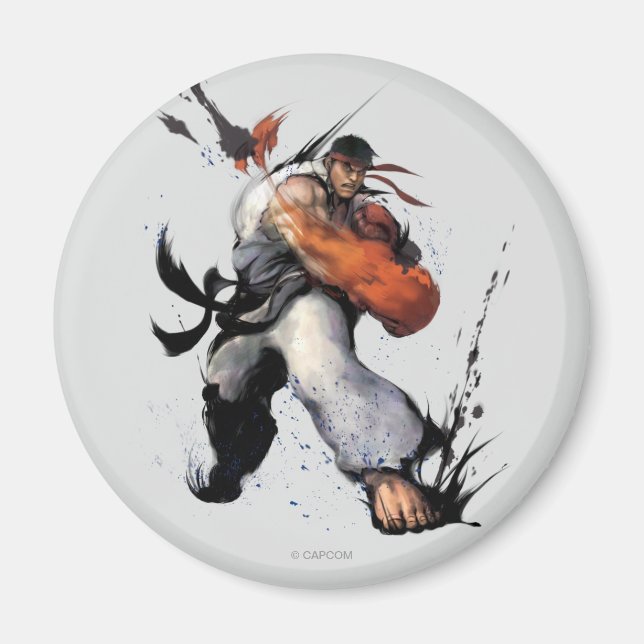 Ryu Punch Magnet (Front)