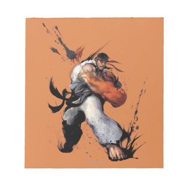 Ryu Punch Notepad (Front)