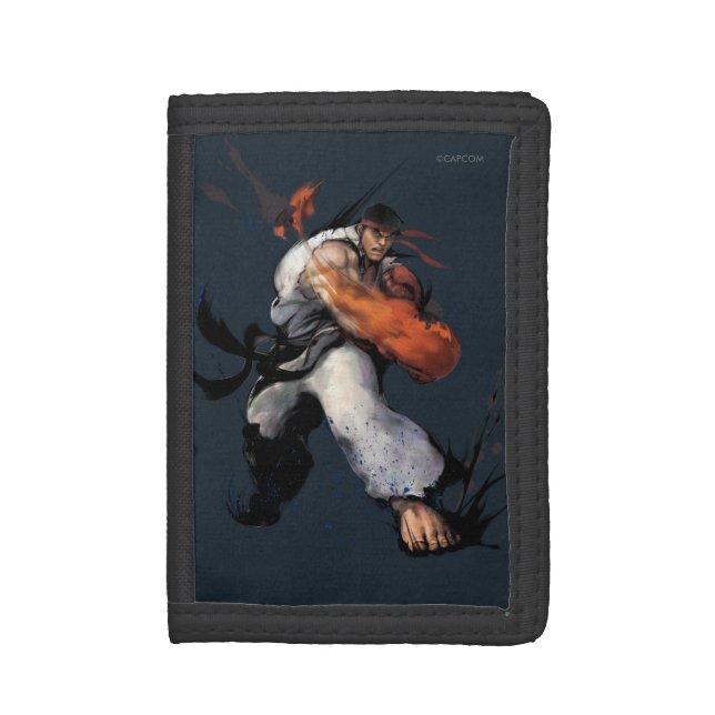 Ryu Punch Tri-fold Wallet (Front Vertical)