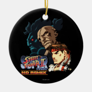 Ryu, Sagat & Akuma Ceramic Ornament