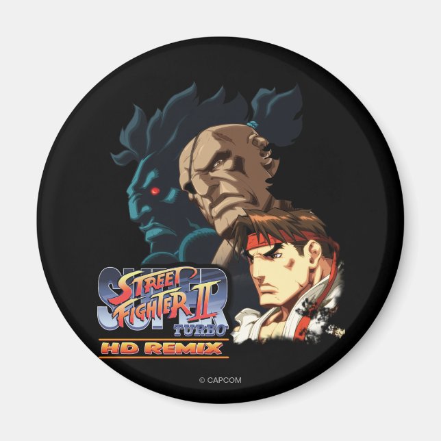 Ryu, Sagat & Akuma Magnet (Front)