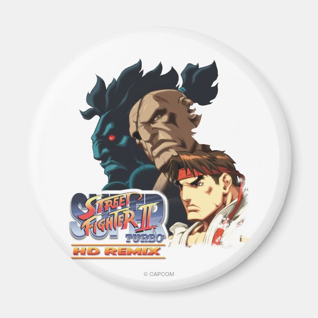 Ryu, Sagat & Akuma Magnet (Front)