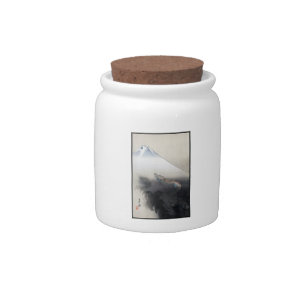 Ryu Shoten: Ascending Dragon over Fuji, Japan Candy Jar
