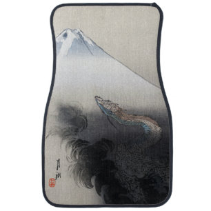 Ryu Shoten: Ascending Dragon over Fuji, Japan Car Floor Mat