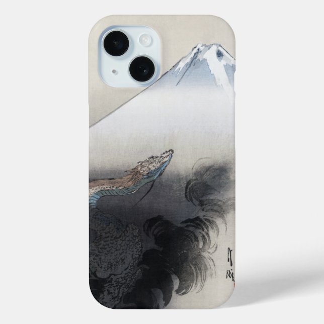 Ryu Shoten: Ascending Dragon over Fuji, Japan Case-Mate iPhone Case (Back)