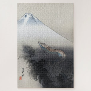 Ryu Shoten: Ascending Dragon over Fuji, Japan Jigsaw Puzzle