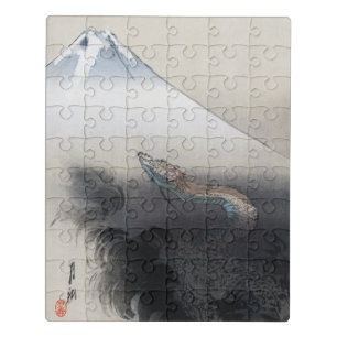 Ryu Shoten: Ascending Dragon over Fuji, Japan Jigsaw Puzzle