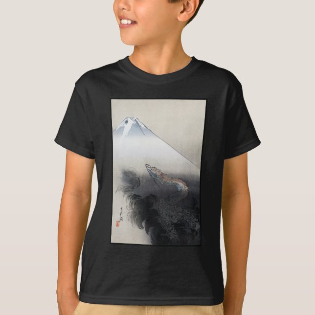 Ryu Shoten: Ascending Dragon over Fuji, Japan T-Shirt (Front)