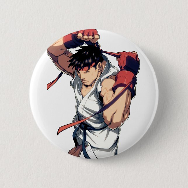 Ryu Tying Headband Button (Front)