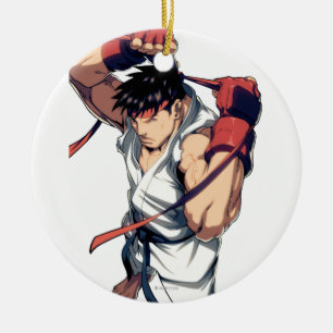 Ryu Tying Headband Ceramic Ornament