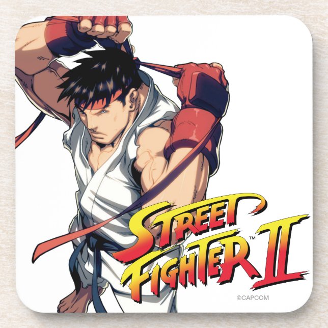 Ryu Tying Headband Coaster (Front)
