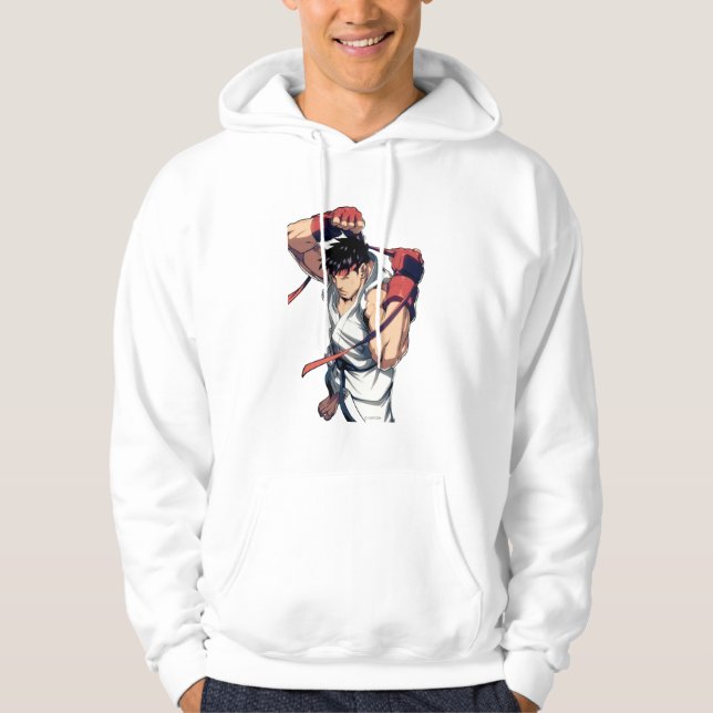 Ryu Tying Headband Hoodie (Front)