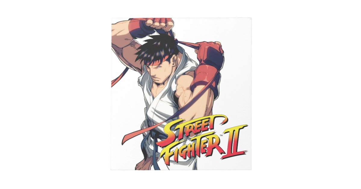 Ryu Tying Headband Notepad Zazzle