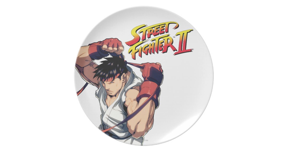 Ryu Tying Headband Plate Zazzle