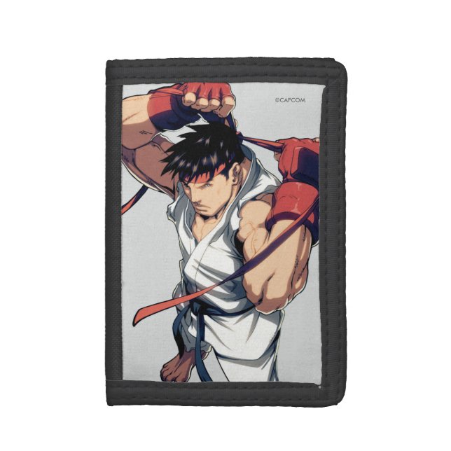 Ryu Tying Headband Trifold Wallet (Front Vertical)