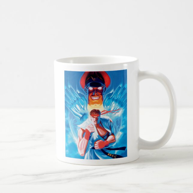 Ryu Versus Bison Coffee Mug (Right)
