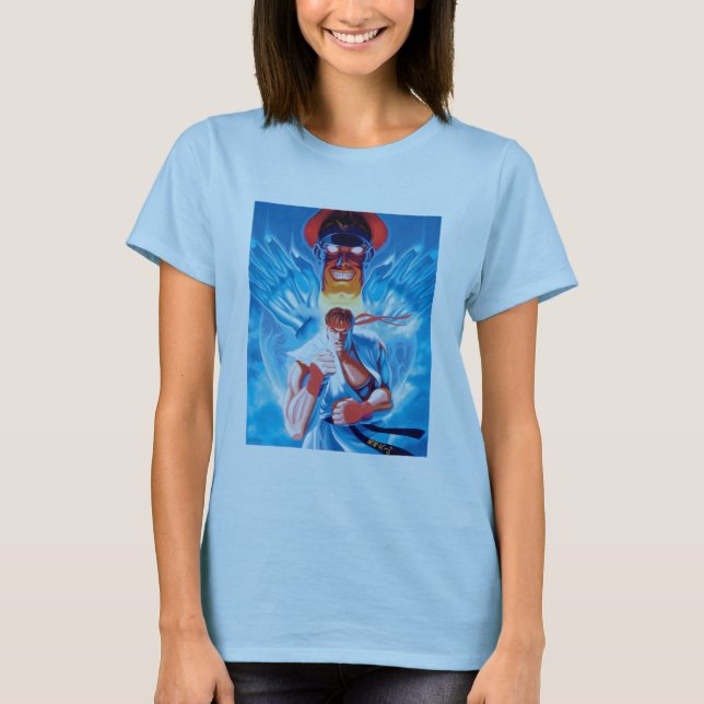 Ryu Versus Bison T-Shirt (Front)