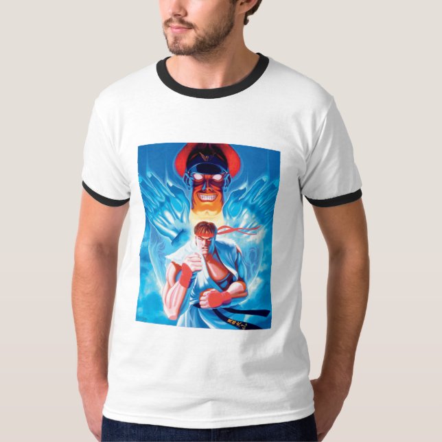 Ryu Versus Bison T-Shirt (Front)
