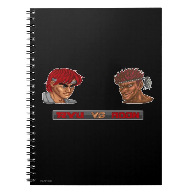 Ryu Vs Adon 2 Notebook (Front)