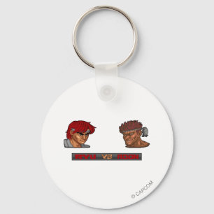 Ryu Vs Adon Keychain