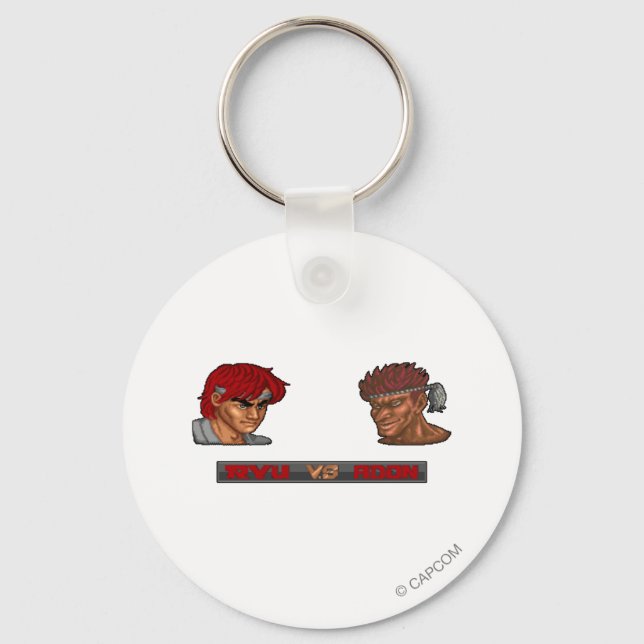 Ryu Vs Adon Keychain (Front)